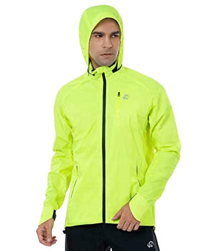 ROTTO Regenjacke Herren Fahrradjacke Fahrrad Windjacke Wasserdichte für Outdoor Softshell Leichtgewichtig von ROTTO