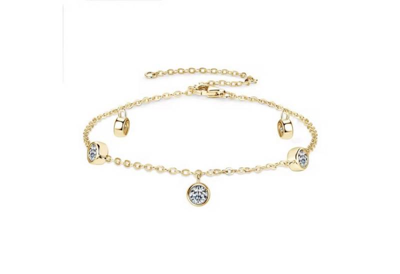 ROUGEMONT Armband Exquisites Damen Moissanit Armband 18cm+5cm, Moissanit von ROUGEMONT