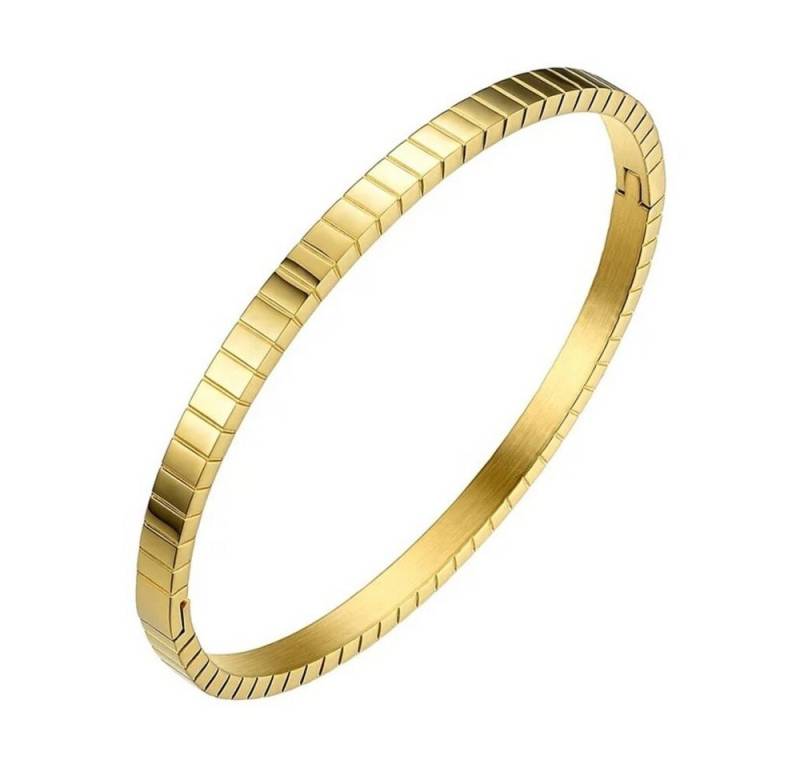 ROUGEMONT Armreif Massiver Klassischer Damen Armreif 18K Gold 17cm (XS-S), Hypoallergen von ROUGEMONT