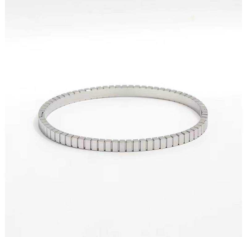 ROUGEMONT Armreif Massiver Klassischer Damen Armreif 18K Gold 17cm (XS-S), Hypoallergen von ROUGEMONT