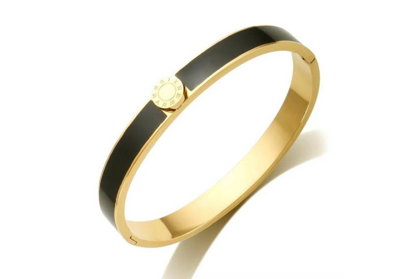 ROUGEMONT Armreif Sommer Trend Email Damen Armreif 17-18cm Gold, Wasserfest von ROUGEMONT