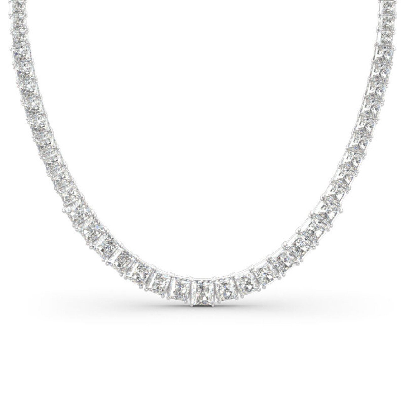 ROUGEMONT Collier Brillante Damen Collier Halskette mit funkelnden Zirkonia Steinen 7mm von ROUGEMONT