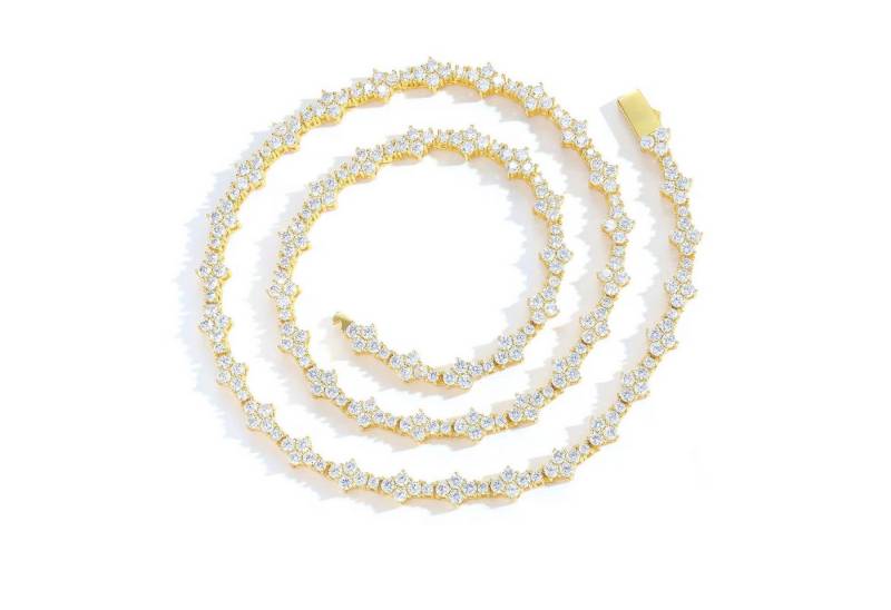 ROUGEMONT Collier Funkelnde Zirkonia Collier Halskette 45 cm, Funkelndes Collier von ROUGEMONT