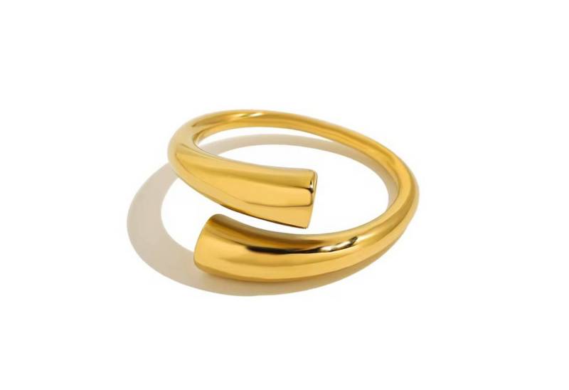ROUGEMONT Fingerring Damen Ring Trendy Wasserfest 18K Gold Gr.7 Einheitsgröße, Wasserfest von ROUGEMONT