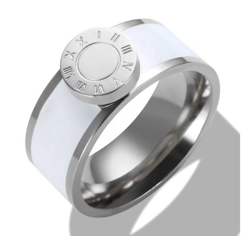 ROUGEMONT Fingerring Extravaganter emaillierter Damen Ring Wasserfest, Hypoallergen und Wasserfest von ROUGEMONT