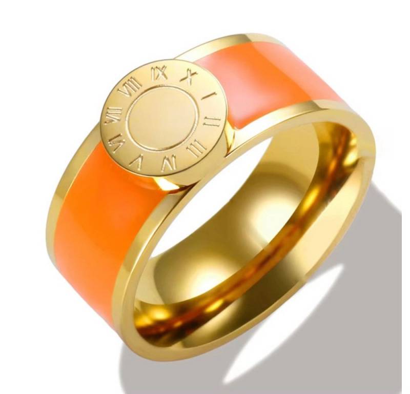 ROUGEMONT Fingerring Extravaganter emaillierter Damen Ring Wasserfest, Hypoallergen und Wasserfest von ROUGEMONT