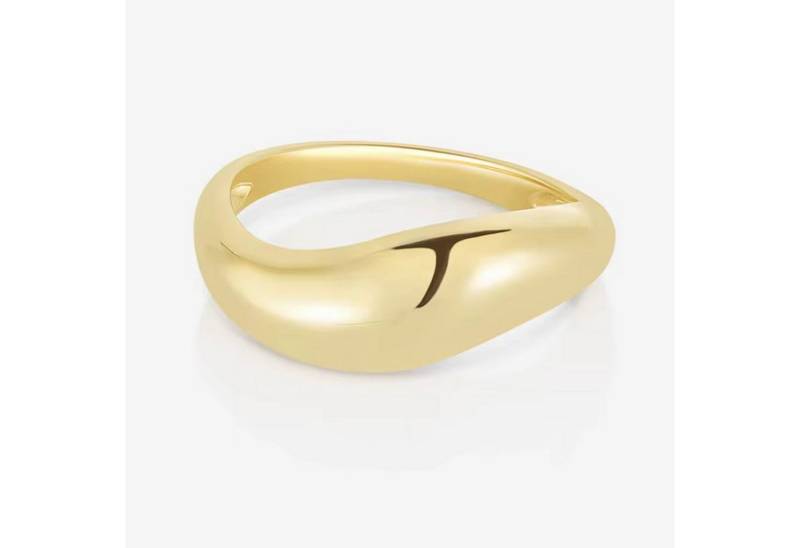 ROUGEMONT Fingerring Moderner treniger Damen Ring Hypoallergen 18K Vergoldung wasserfest, Dieser Ring fällt klein aus ROUGEMONT Fingerring Moderner treniger Damen Ring Hypoallergen 18K Vergoldung wasserfest, Dieser Ring fällt klein aus von ROUGEMONT