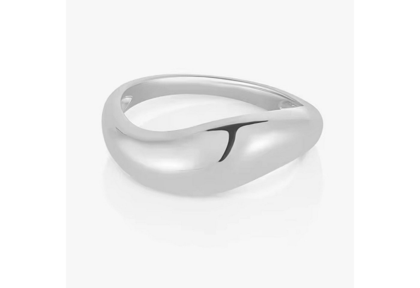 ROUGEMONT Fingerring Moderner treniger Damen Ring Hypoallergen 18K Vergoldung wasserfest, Dieser Ring fällt klein aus ROUGEMONT Fingerring Moderner treniger Damen Ring Hypoallergen 18K Vergoldung wasserfest, Dieser Ring fällt klein aus von ROUGEMONT