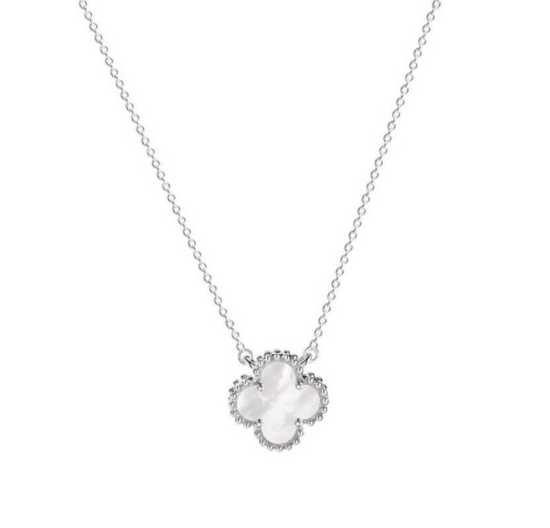 ROUGEMONT Kette mit Anhänger Damen Anhänger Halskette Kleeblatt 925 Silber, Echtschmuck von ROUGEMONT