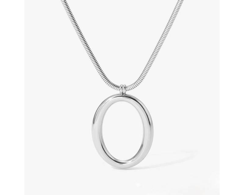 ROUGEMONT Kette mit Anhänger Moderne Damen Halskette Statement Kette Hypoallergen 45cm, Für empfindliche Haut von ROUGEMONT