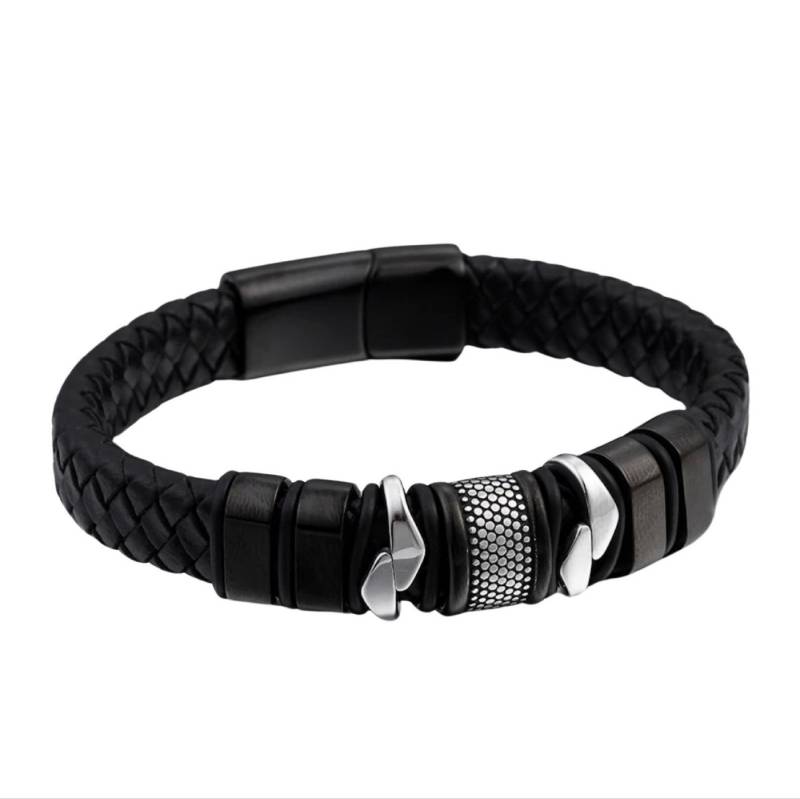 ROUGEMONT Lederarmband Handgefertigtes Herren Lederarmband aus echtem Leder von ROUGEMONT