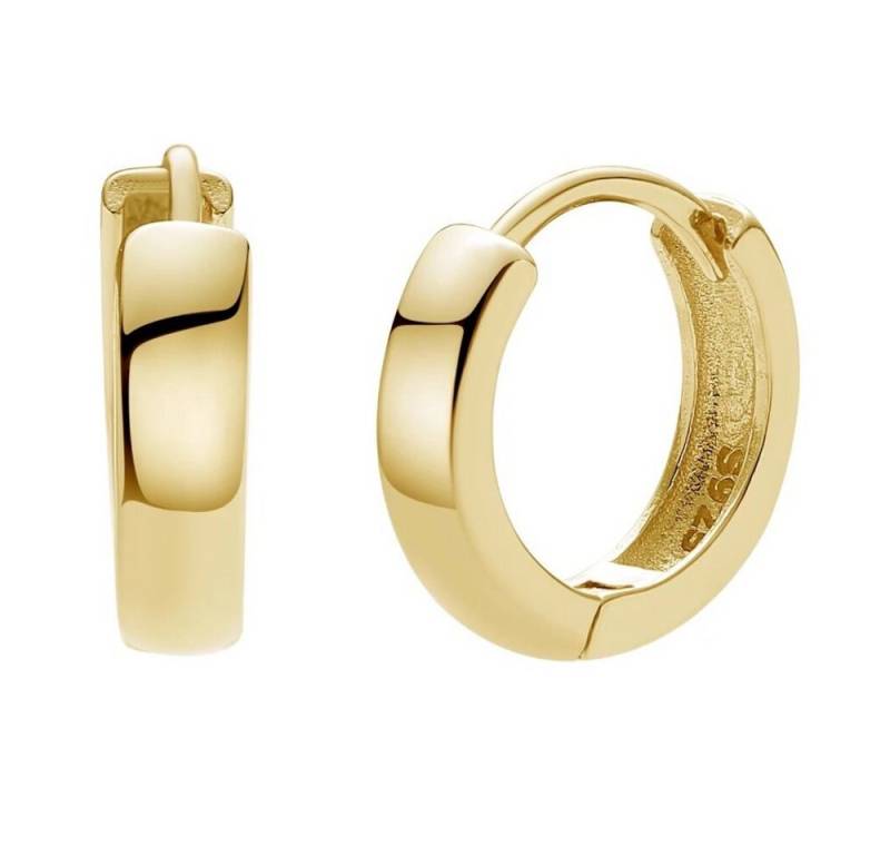 ROUGEMONT Paar Creolen Damen Hoop Huggie Mini -Creolen Ohrringe 925 Sterling Silber, Wasserfest von ROUGEMONT