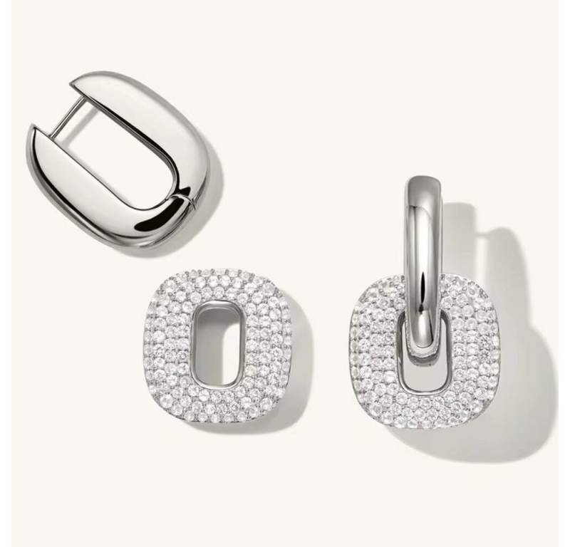 ROUGEMONT Paar Creolen Damen Trend Creolen Ohrringe 18K Gold Wasserfest Hypoallergen, Hypoallergen/Wasserfest von ROUGEMONT