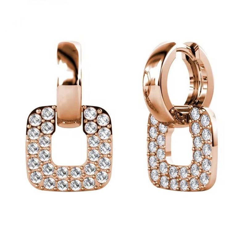 ROUGEMONT Paar Creolen Funkelnde Damen Creolen Ohrringe, Hypoallergen von ROUGEMONT