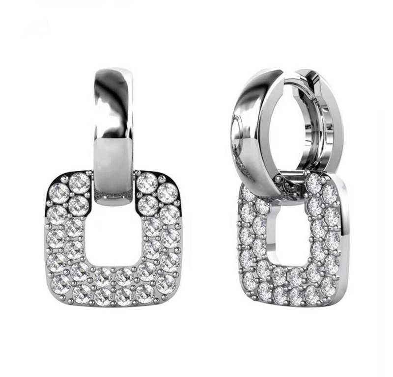 ROUGEMONT Paar Creolen Funkelnde Damen Creolen Ohrringe, Hypoallergen von ROUGEMONT