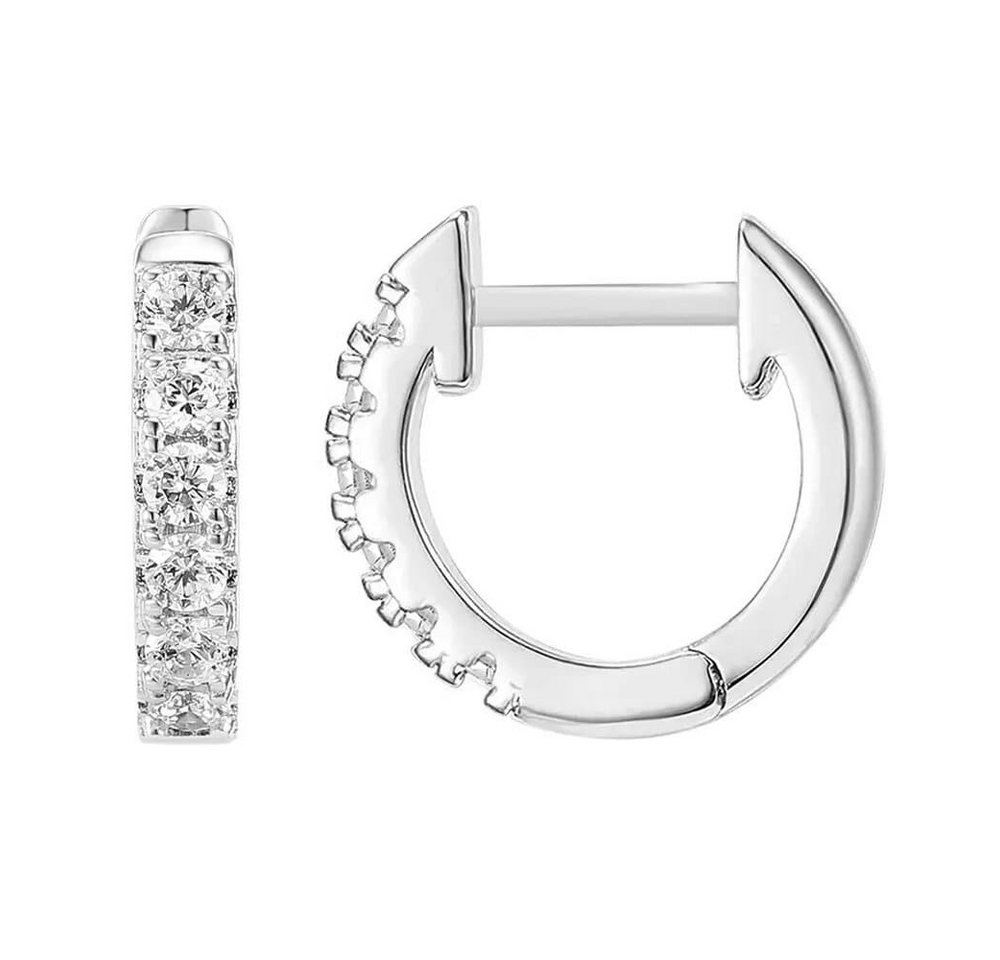 ROUGEMONT Paar Creolen Mini Creolen Ohrringe 9mm Damen+Kinder 925 Silber, Echtschmuck von ROUGEMONT