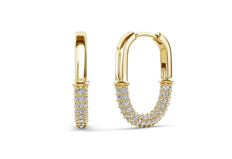 ROUGEMONT Paar Creolen Moderne Damen Creoeln Ohrringe, Hypoallergen von ROUGEMONT