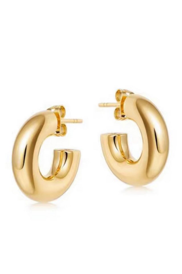 ROUGEMONT Paar Creolen Trendige Statement Creolen Ohrringe, Hypoallergen von ROUGEMONT