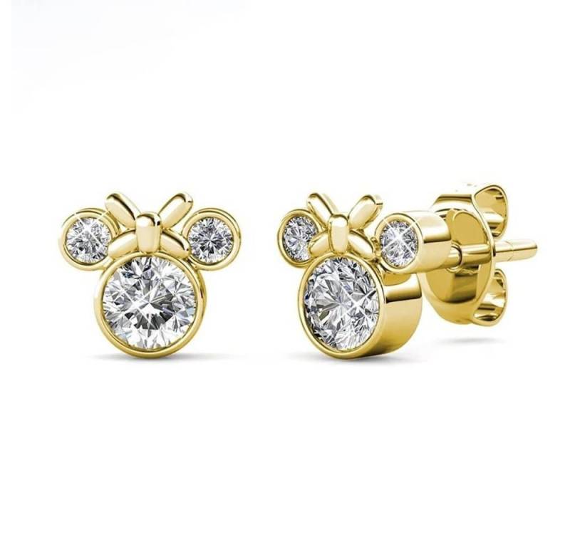 ROUGEMONT Paar Ohrstecker Ohrstecker Damen Kinder Mickymouse 925 Sterling Silber Hypoallergen, Echtschmuck von ROUGEMONT
