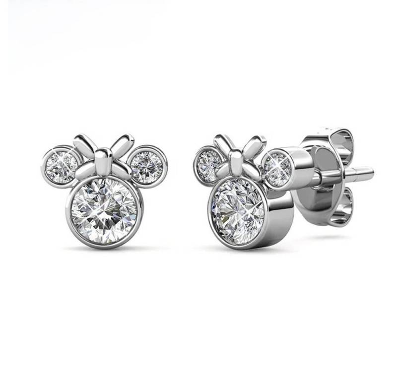 ROUGEMONT Paar Ohrstecker Ohrstecker Damen Kinder Mickymouse 925 Sterling Silber Hypoallergen, Echtschmuck von ROUGEMONT