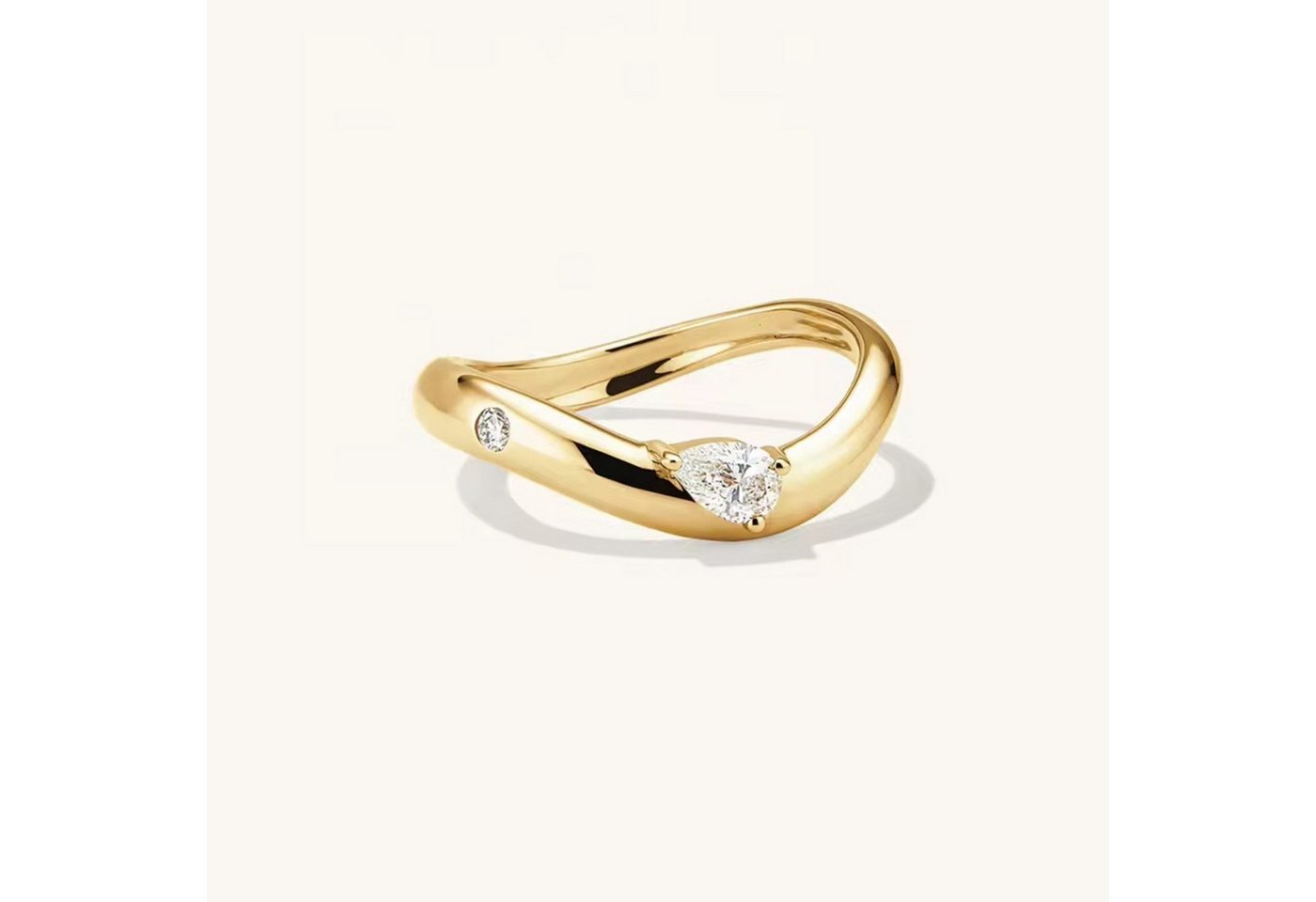 ROUGEMONT Silberring Funkelnder Damen Ring mit Kristall Besatz von ROUGEMONT