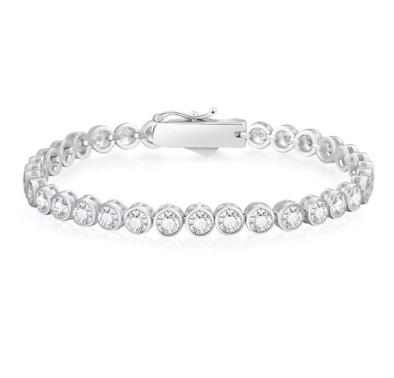 ROUGEMONT Tennisarmband Funkelndes Damen Tennisarmband CZ 925 Sterling Silber 18K Gold, Hypoallergen von ROUGEMONT