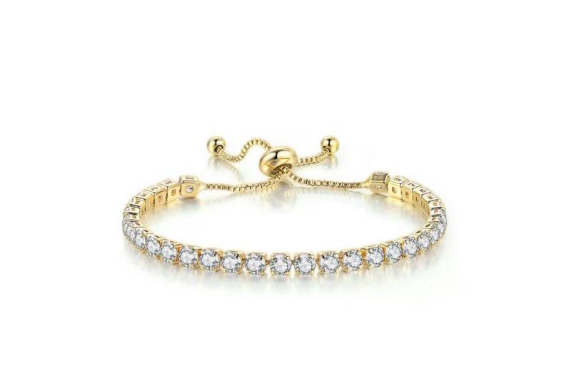 ROUGEMONT Tennisarmband Verstdellbares Damen Tennisarmband Zirkonia Armband, Größe kann individuell eingestellt werden von ROUGEMONT