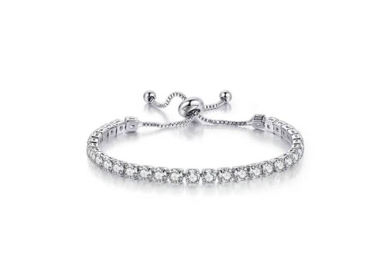 ROUGEMONT Tennisarmband Verstdellbares Damen Tennisarmband Zirkonia Armband, Größe kann individuell eingestellt werden von ROUGEMONT