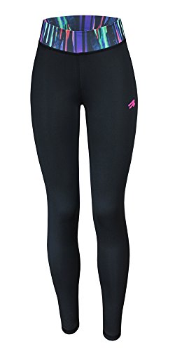 ROUGH RADICAL Damen Funktions Laufhose lang Fitness Hose Reaction Long (L, Muster-1) von ROUGH RADICAL