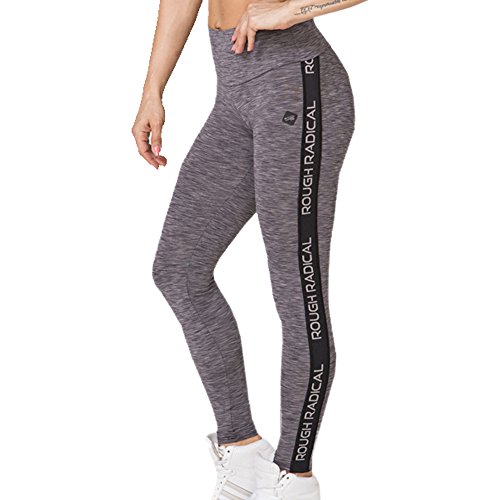 ROUGH RADICAL Damen Sportleggings Lauf Fitnesshose lang Brush (M, grau) von ROUGH RADICAL