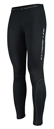 ROUGH RADICAL Herren Funktions Laufhose lang Running Tights Thunder (XXXL, schwarz) von ROUGH RADICAL