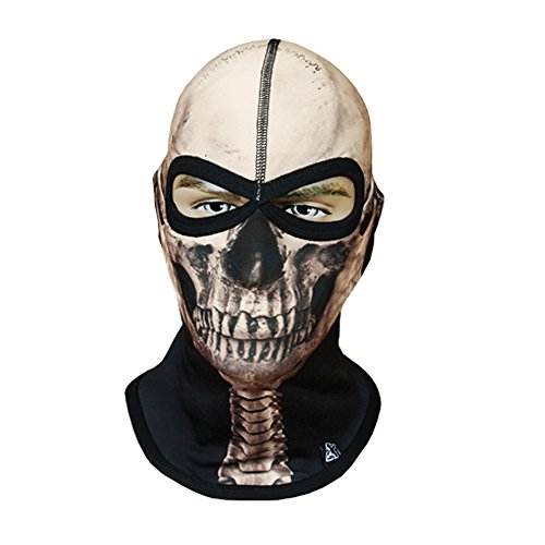 ROUGH RADICAL Totenkopf Sturmhaube Skimaske Sturmmaske SUBSKULL (Muster-1) von ROUGH RADICAL