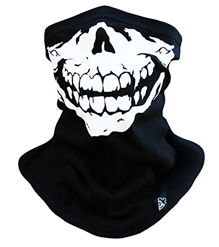 ROUGH RADICAL halb Sturmhaube Skimaske Sturmmaske Skull-2 (schwarz) von ROUGH RADICAL