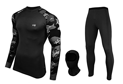 ROUGH RADICAL warme Herren Thermounterwäsche Militär Army Funktionsunterwäsche Shooter (XXXL, schwarz) von ROUGH RADICAL