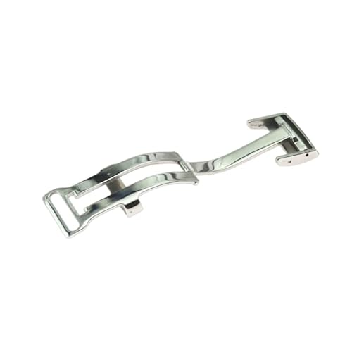 ROUHO 20 mm Edelstahl Uhrenschnalle Faltschließe Armband Ersatzzubehör für BREITLING AV-ENG-ER SEAWOLF-Silber von ROUHO