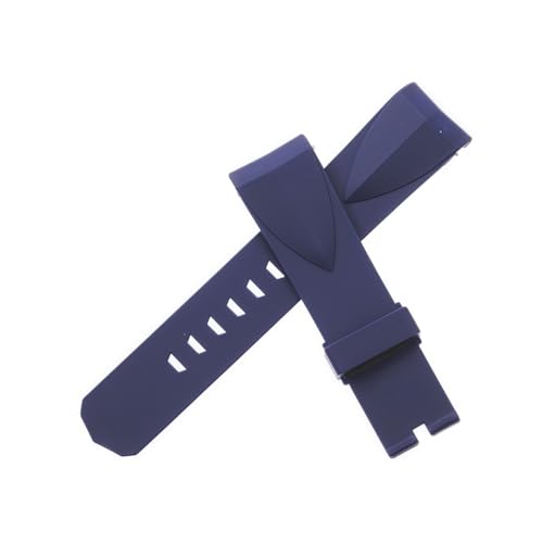 ROUREOX 22mm Silikon Unisex Armband Quick Release Wasserdicht Uhrenersatz für Corum Admiral-Blau von ROUREOX