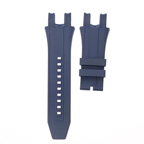 ROUREOX 35mm Silikon Armband Wasserdicht Bequem Sporttauglich für Invicta Russian-Blau von ROUREOX