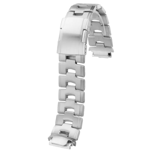 ROUREOX Edelstahl Uhrarmband Spezielle Schnittstelle, Männer Metall Ersatz Uhrarmband für Tissot Speed Cycling Model T111.417-Silber 18MM von ROUREOX