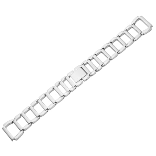 ROUREOX Frauen 316L Edelstahl Ersatz Uhrarmband, Metall Gerades Ende, Uhrarmband für CK K3G23626/K3G231/K2G231/6 K2Y2Y1-Silber 16MM von ROUREOX