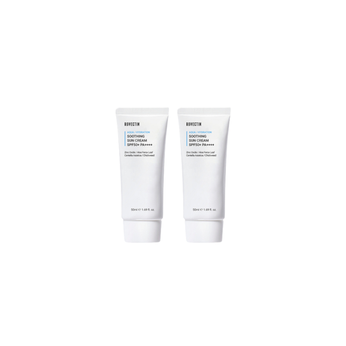 ROVECTIN - Aqua Soothing Sun Cream SPF50+ PA++++ (New Version of Skin Essentials Aqua Soothing UV Protector) - 50ml (2ea) Set von ROVECTIN