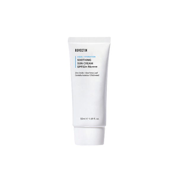 ROVECTIN - Aqua Soothing Sun Cream SPF50+ PA++++ (New Version of Skin Essentials Aqua Soothing UV Protector) - 50ml von ROVECTIN