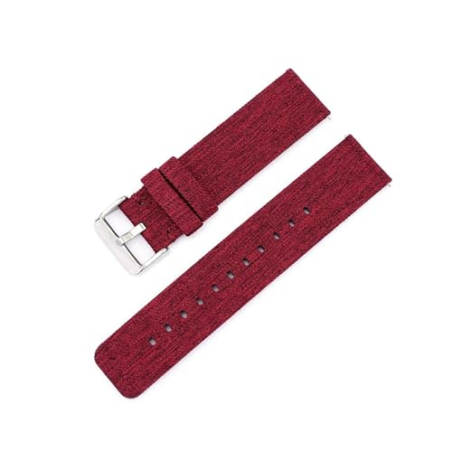 ROWCES 12mm 14mm 16mm 18mm 20mm 22mm Nylon Canvas Uhrenarmband Wasserdichtes Uhrenarmband Uhrenzubehör, Rot, 14mm ROWCES 12mm 14mm 16mm 18mm 20mm 22mm Nylon Canvas Uhrenarmband Wasserdichtes Uhrenarmband Uhrenzubehör, Rot, 14mm von ROWCES