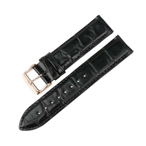ROWCES Leder-Uhrenarmband, 12mm – 20mm, Uhren-Ersatzarmband, Herren- und Damen-Uhrenzubehör, 12mm von ROWCES