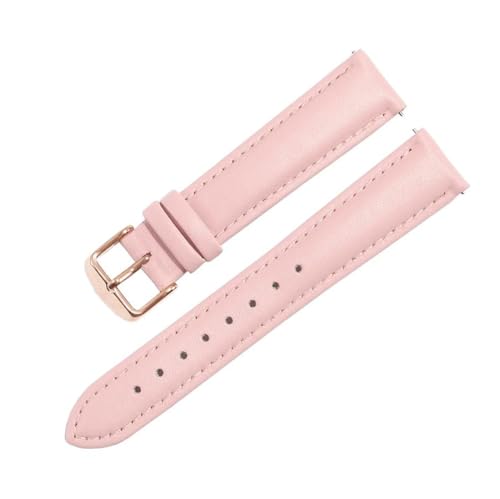 ROWCES Leder-Uhrenarmband für Damen-Atch-Ersatzarmbänder 12mm – 24mm mit Installationswerkzeugen, 14mm von ROWCES