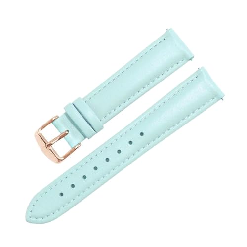 ROWCES Leder-Uhrenarmband für Damen-Atch-Ersatzarmbänder 12mm – 24mm mit Installationswerkzeugen, 16mm von ROWCES