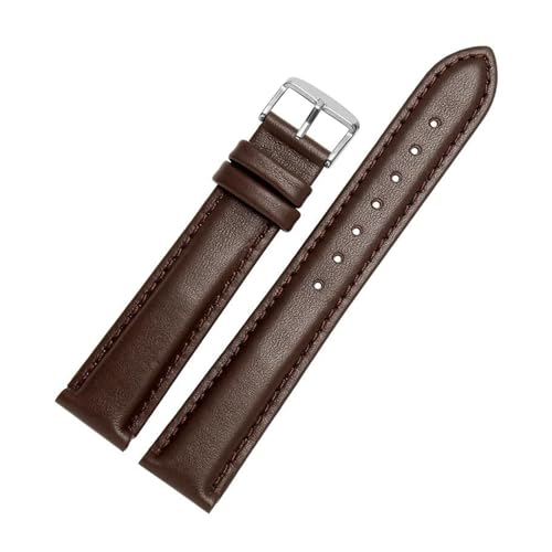 ROWCES Leder-Uhrenarmband für Damen-Atch-Ersatzarmbänder 12mm – 24mm mit Installationswerkzeugen, 24mm von ROWCES