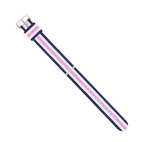 ROWCES Nylon-Uhrenarmband, 12mm – 22mm, gestreift, Segeltuch, wasserdicht, Uhrenarmband, Uhrenzubehör, 16mm ROWCES Nylon-Uhrenarmband, 12mm – 22mm, gestreift, Segeltuch, wasserdicht, Uhrenarmband, Uhrenzubehör, 16mm von ROWCES