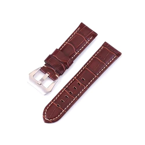 ROWCES Uhrenarmbänder 20mm 22mm 24mm 26mm Retro Leder Uhrenarmband Herrenuhr Zubehör, 20mm von ROWCES