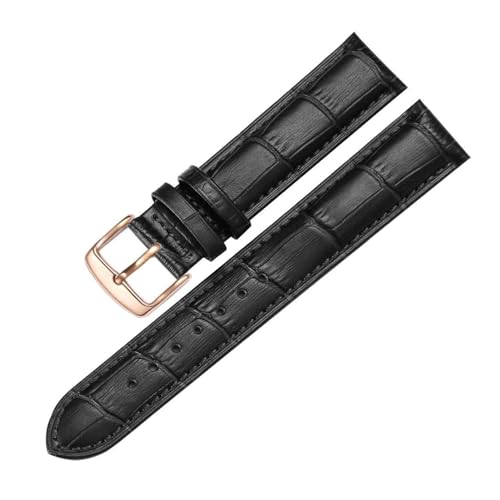 ROWCES Universelles Ersatz-Uhrenarmband aus Leder, 12mm – 24mm, Uhrenarmband, Ersatzarmbänder, 20mm von ROWCES