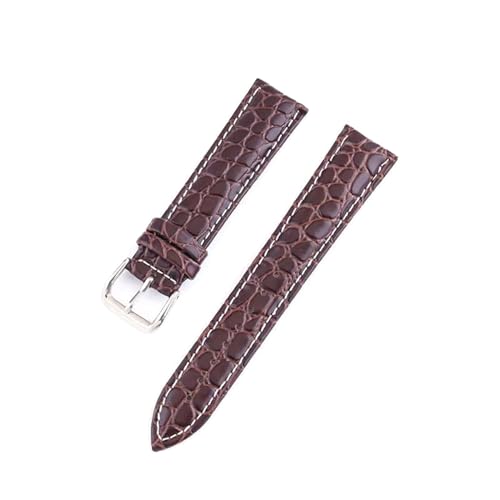 ROWCES Vintage-Leder-Uhrenarmband, 12–24mm, Uhrenzubehör, Herrenuhr-Zubehör, Uhren-Ersatzarmbänder, 16mm von ROWCES